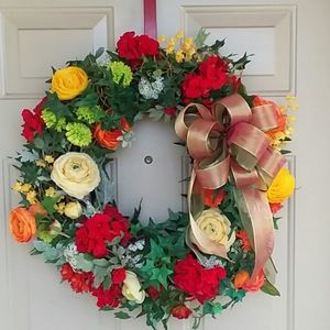 Summer Wreath by Wreathy Wonders